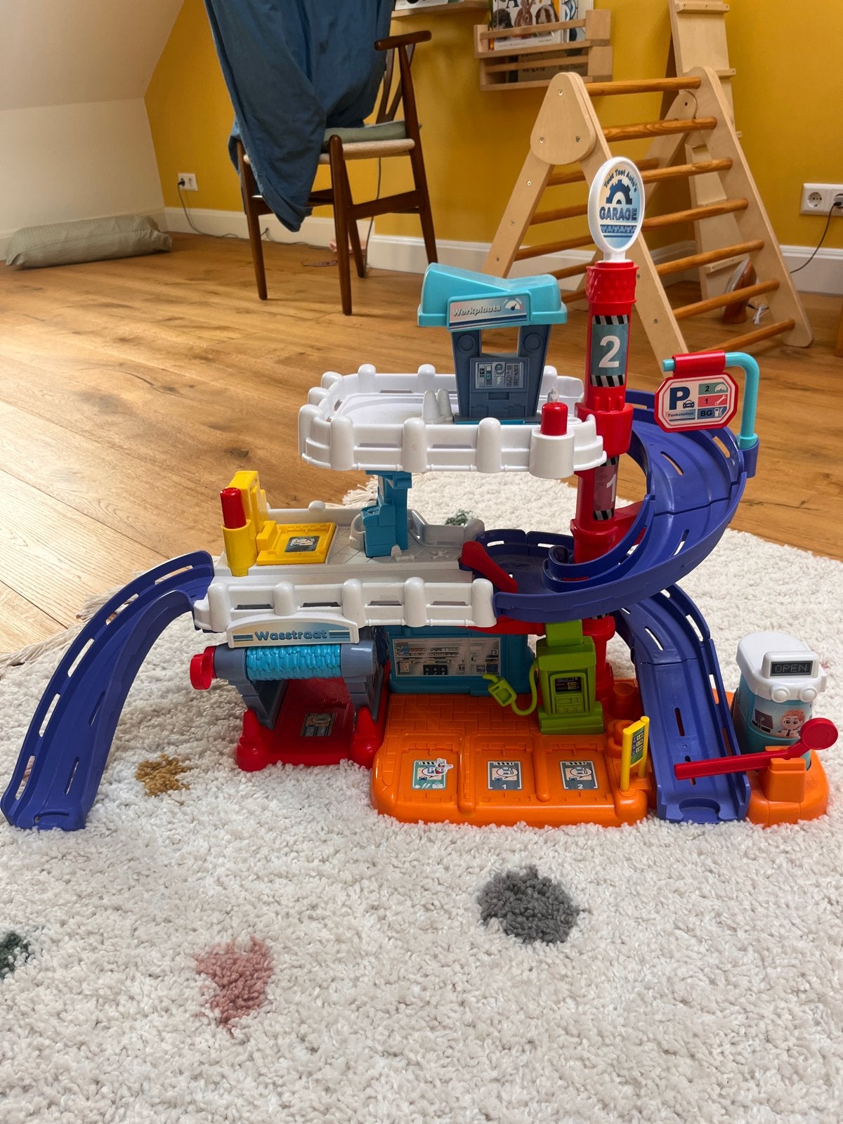 VTech Toet Toet Auto's Garage, Kinderen en Baby's, Speelgoed | Overig, Ophalen, Gebruikt, Jongen of Meisje