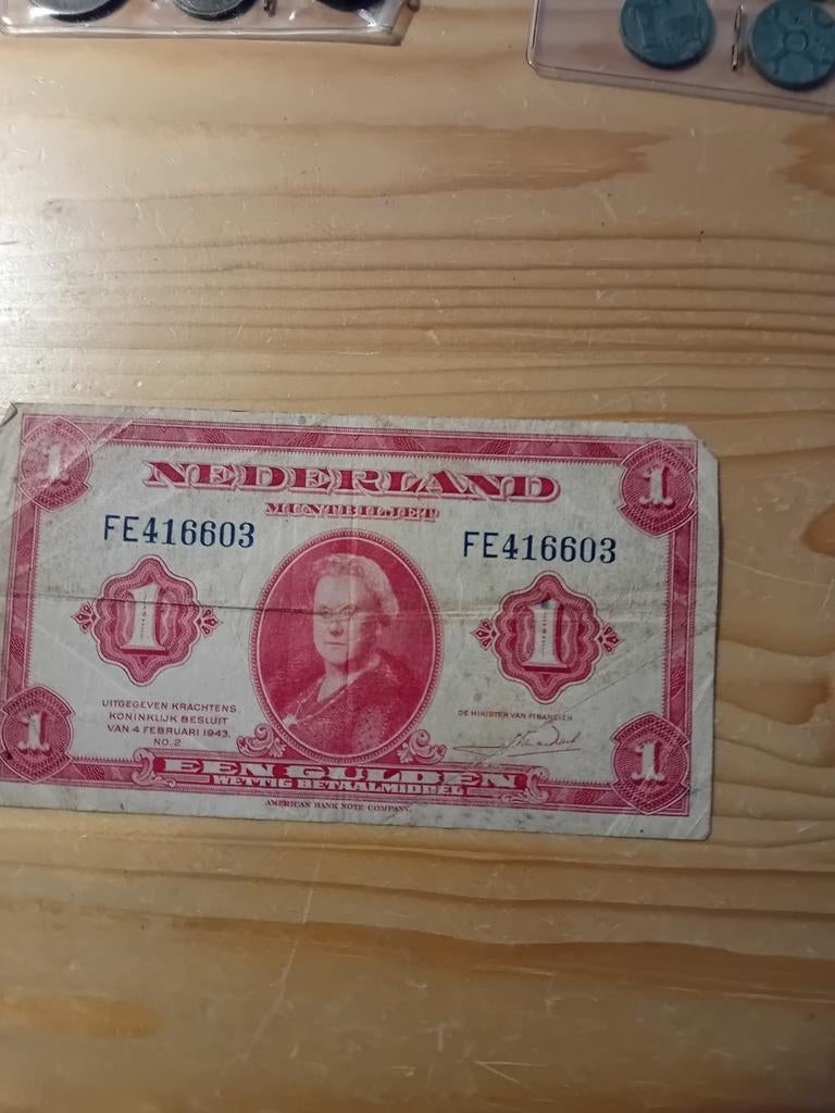 Geldbiljetten Nederlandse gulden, Postzegels en Munten, Bankbiljetten | Nederland, Ophalen of Verzenden