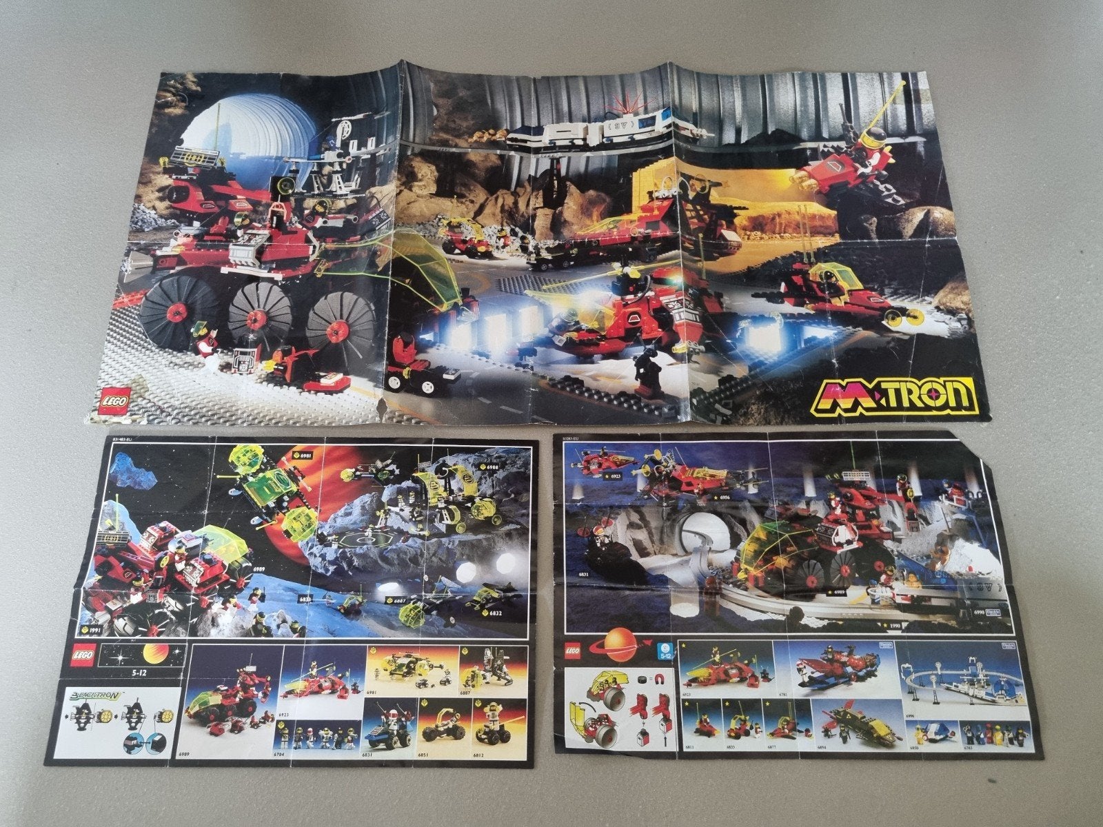 Lego posters Space M:Tron en Blacktron II jaren 90, Gebruikt, Lego, Accessoire, Ophalen of Verzenden