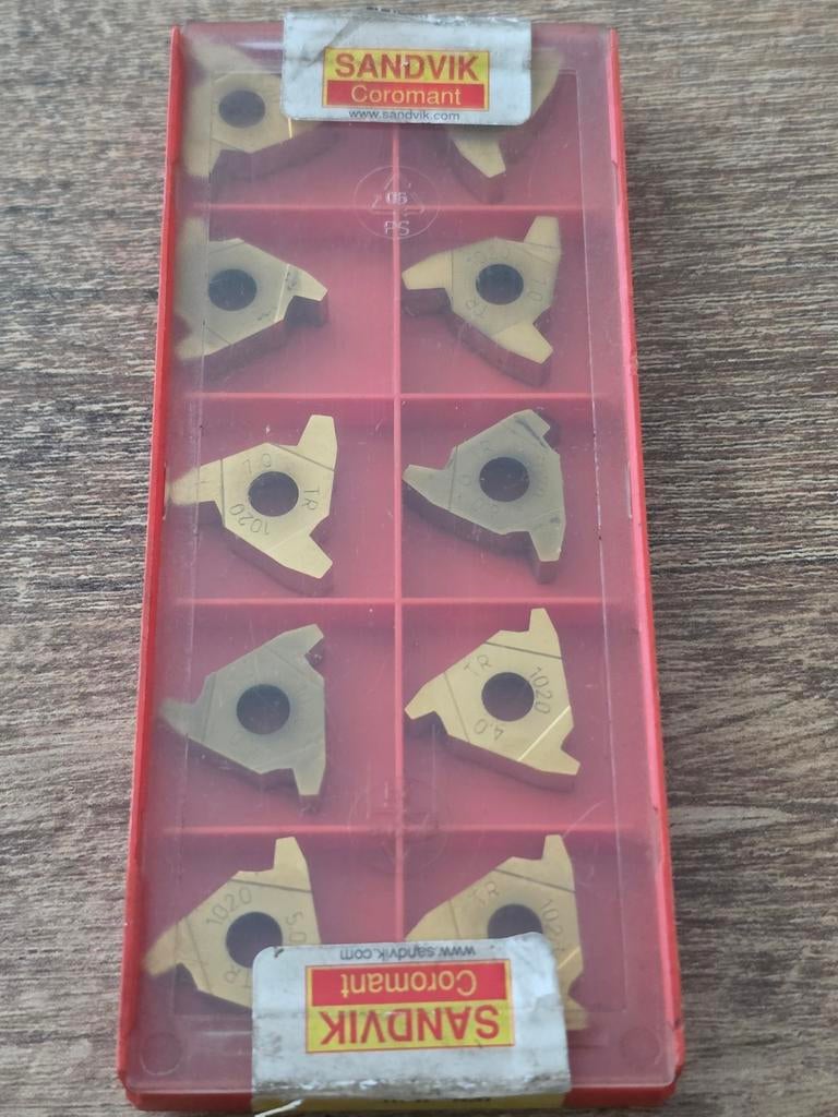 Sandvik coromant R166.0G-22TR01-700 1020 Wisselplaatjes, Ophalen of Verzenden, Nieuw