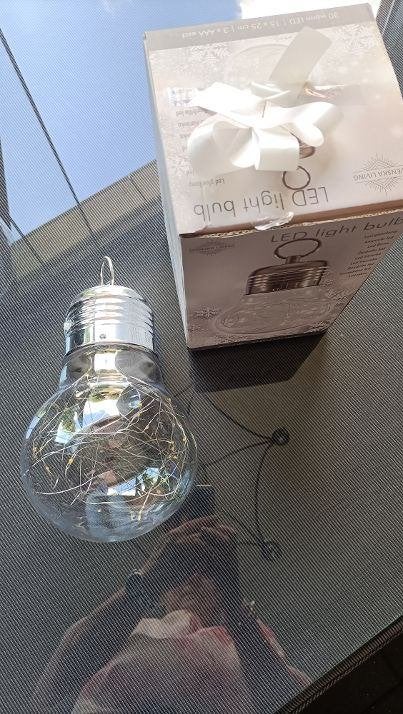 Nieuwe Led licht bol lamp  kerstlamp nog in verpakking, Diversen, Ophalen of Verzenden, Nieuw
