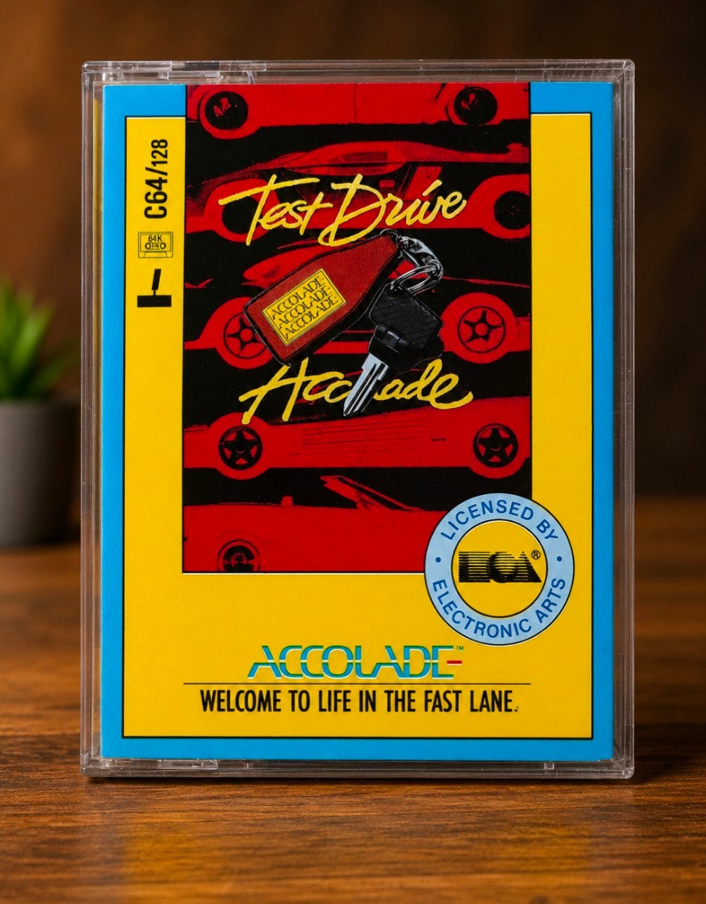 Test Drive – Commodore 64 / C128 cassette, Ophalen of Verzenden