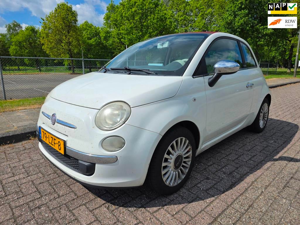 Fiat 500 C 1.2 Pop cabrio, Auto's, Fiat, Bedrijf, Te koop, 500C, ABS, Airbags, Centrale vergrendeling, Elektrische buitenspiegels