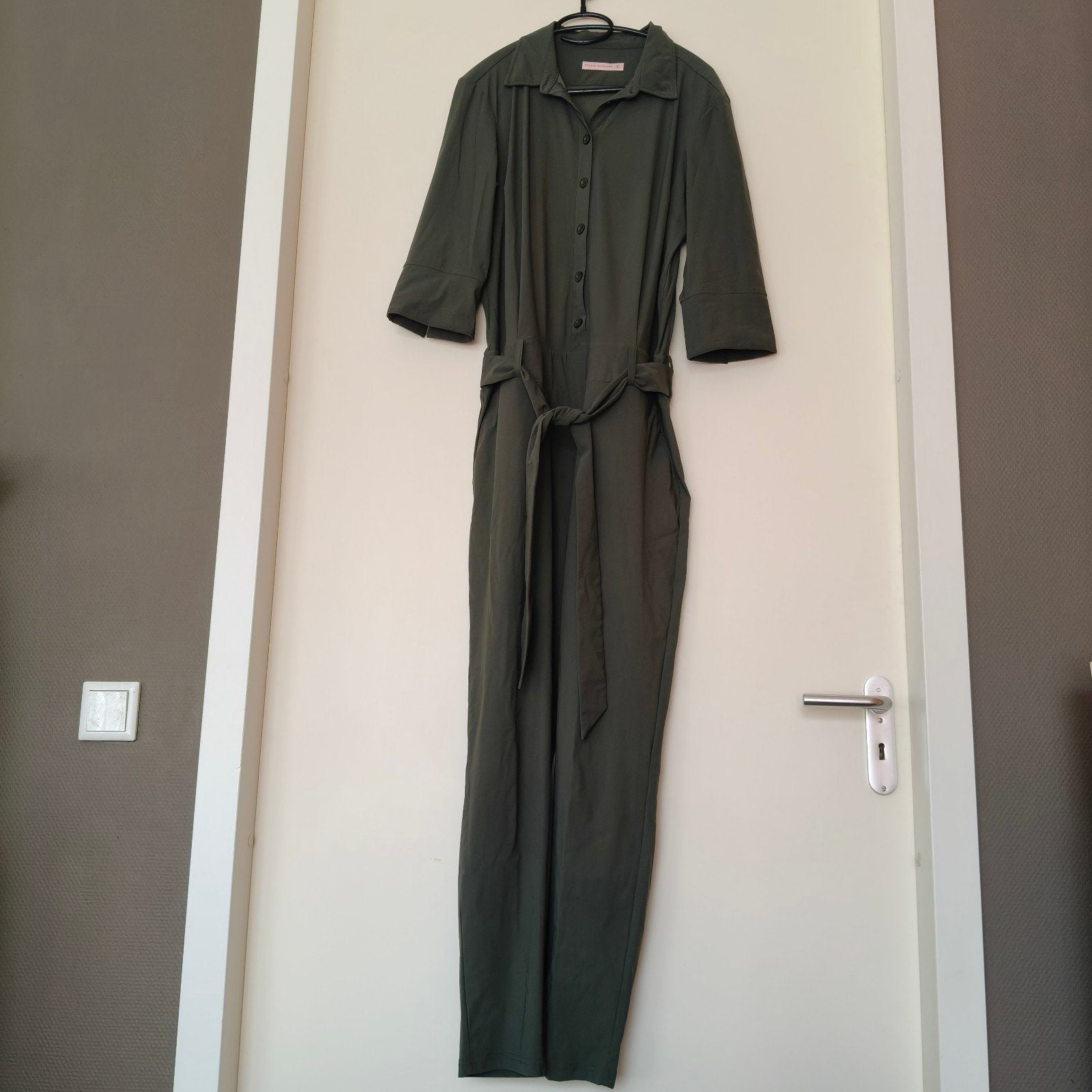 Studio Anneloes Jumpsuit Angelique XL - Groen (Travelstof), Kleding | Dames, Jumpsuits, Studio Anneloes, Verzenden, Maat 46/48 (XL) of groter