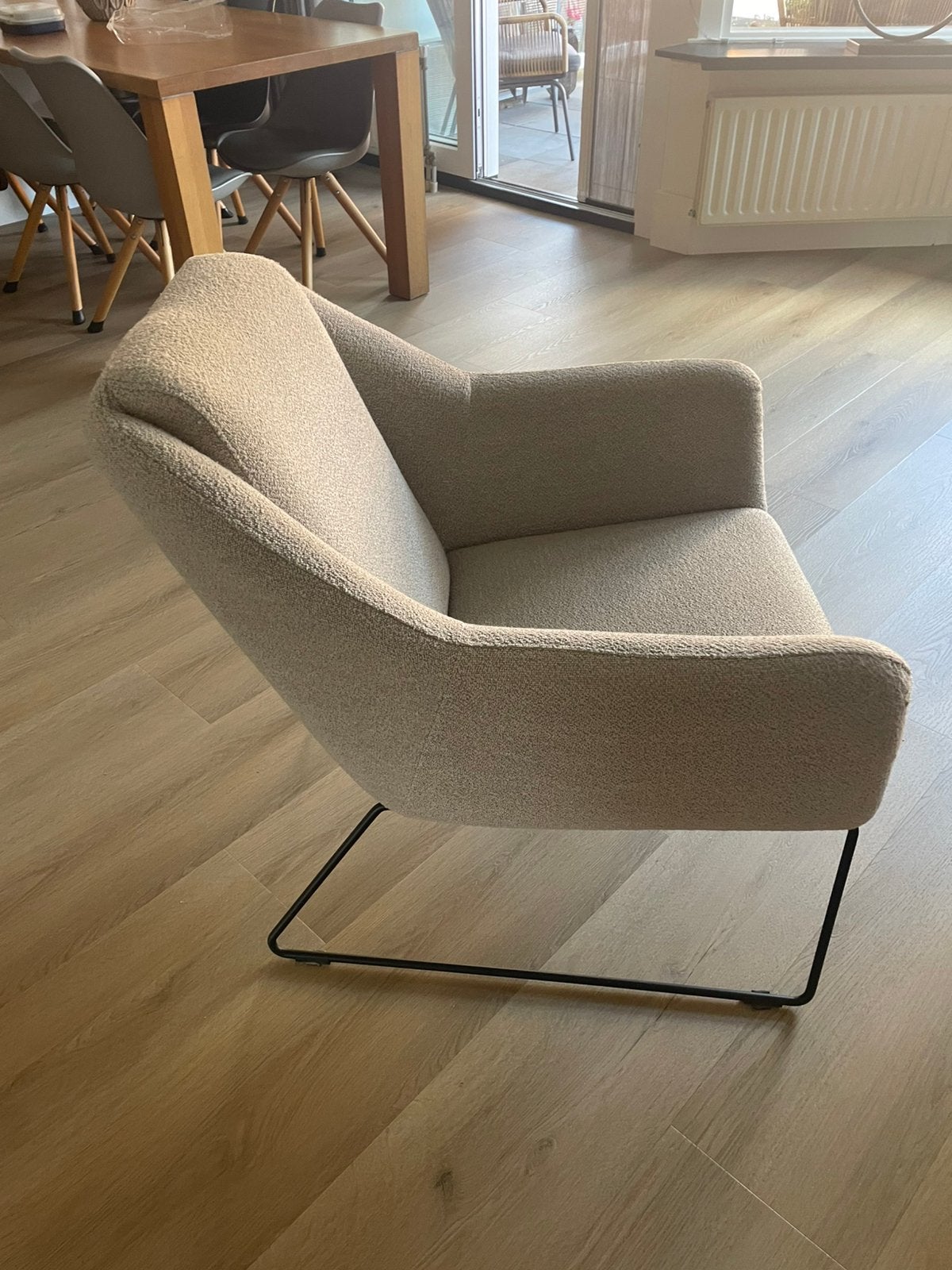 Stoffen fauteuil, Ophalen, Gebruikt, Minder dan 75 cm, Stof