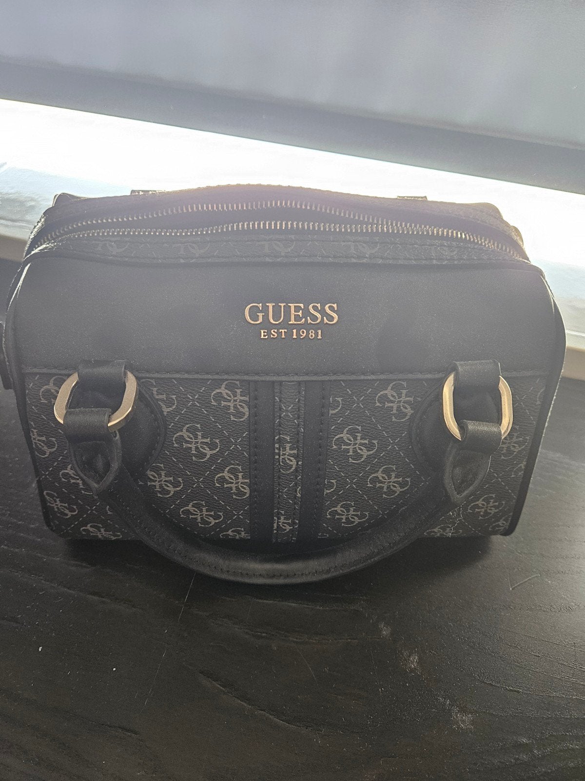 Guess Handtas Grijs/Antraciet, Verzenden, Zo goed als nieuw, Grijs, Handtas