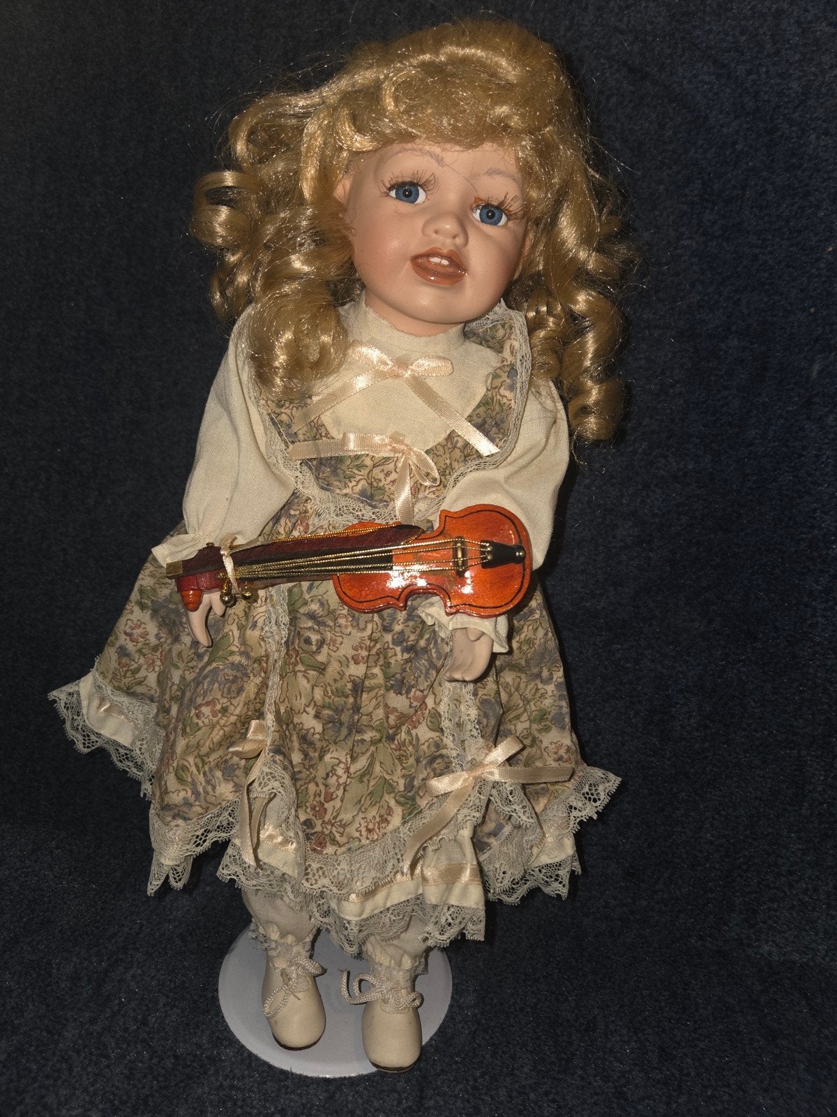 Brocante  poppen met stenen armen, benen en hoofd, Verzamelen, Ophalen of Verzenden, Zo goed als nieuw, Pop
