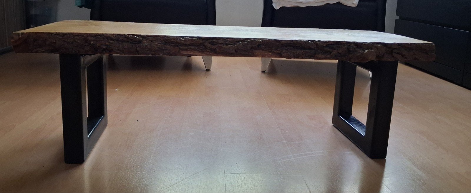 boomstam tafel / bankje, Ophalen, Gebruikt