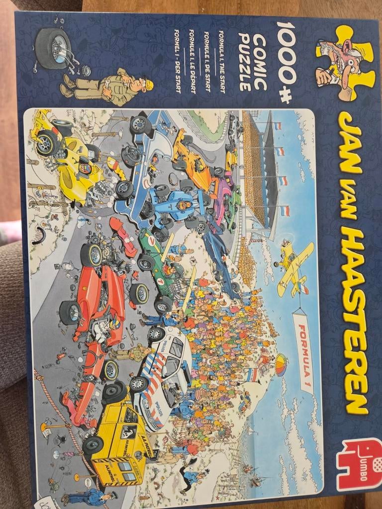 Jan van Haasteren Formule 1 De Start 1000 stukjes, Ophalen of Verzenden, 500 t/m 1500 stukjes, Zo goed als nieuw, Legpuzzel