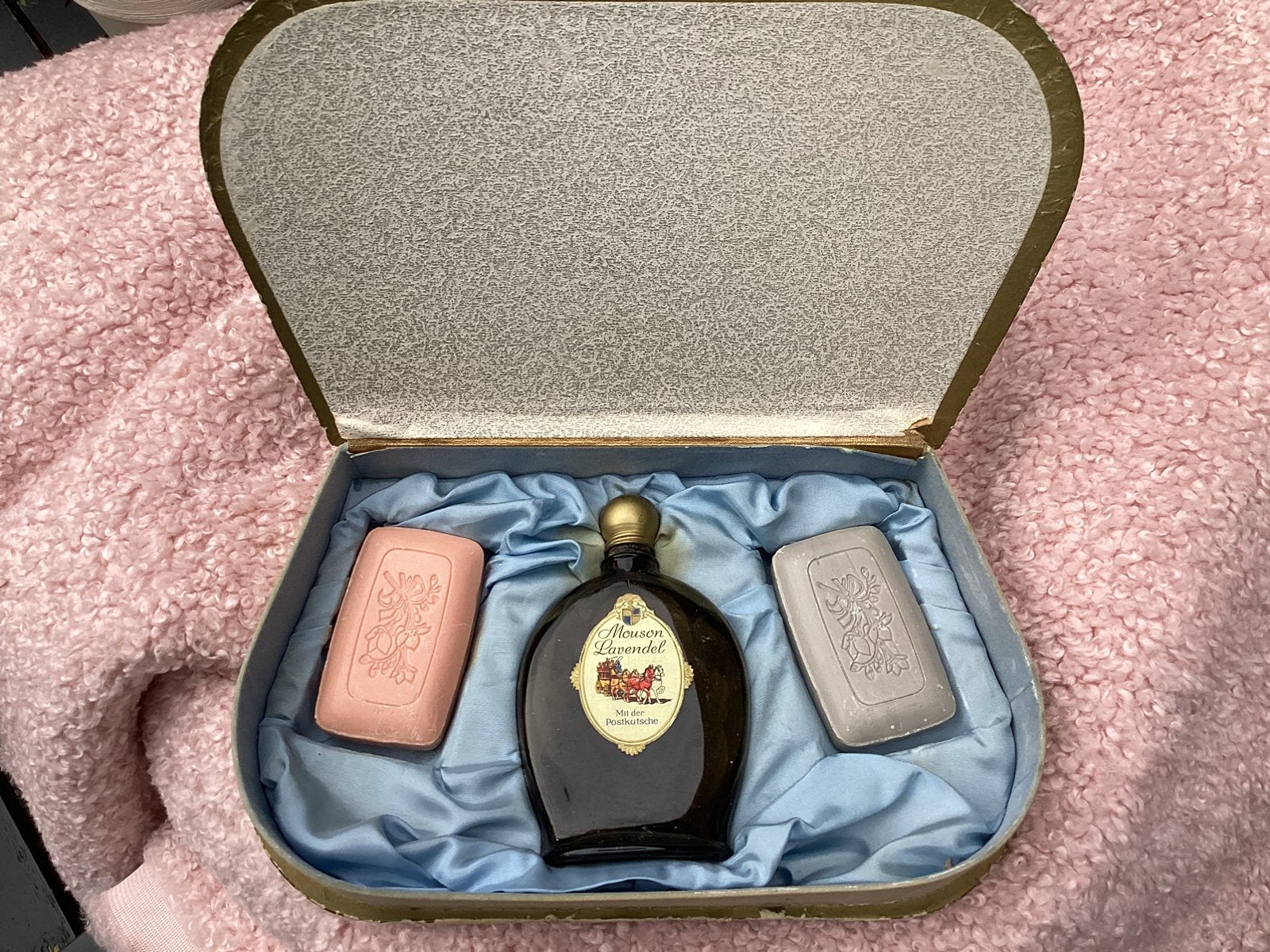 Vintageset zeep en flacon, Verzamelen, Ophalen of Verzenden, Zo goed als nieuw
