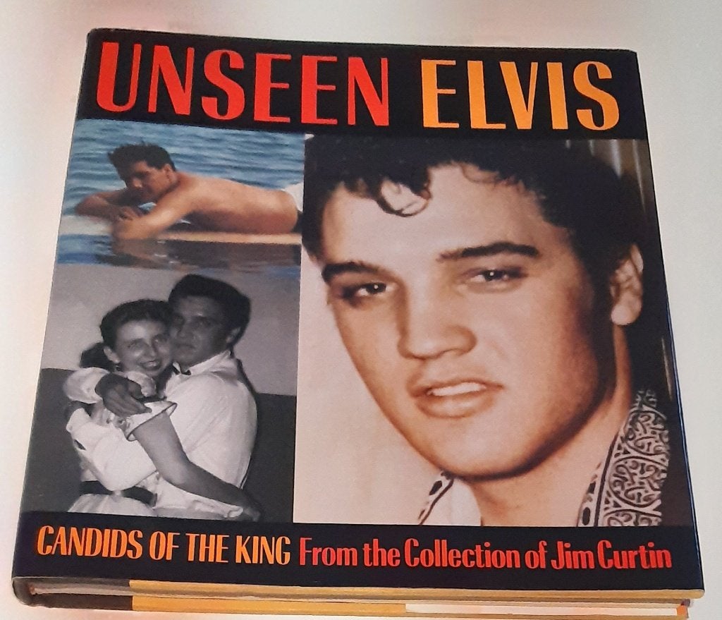 Unseen Elvis boek met mooie foto,s Elvis Presley, Ophalen, Zo goed als nieuw, Film, Tv en Media