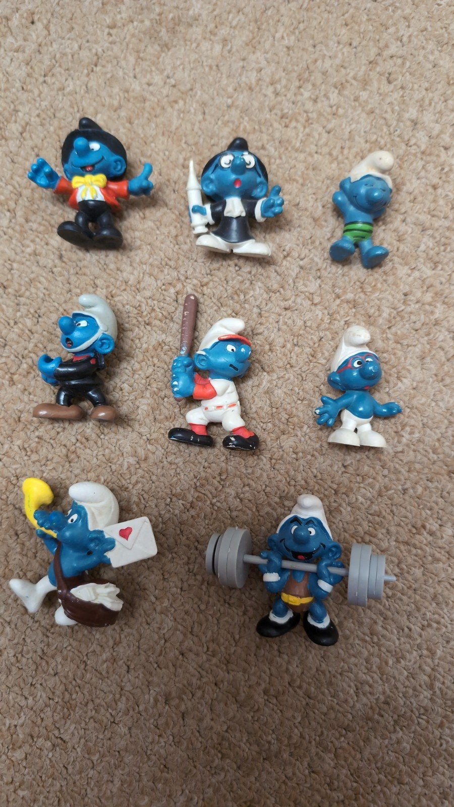 smurf smurfen, Verzamelen, Ophalen of Verzenden, Gebruikt, Verschillende Smurfen, Poppetje, Figuurtje of Knuffel