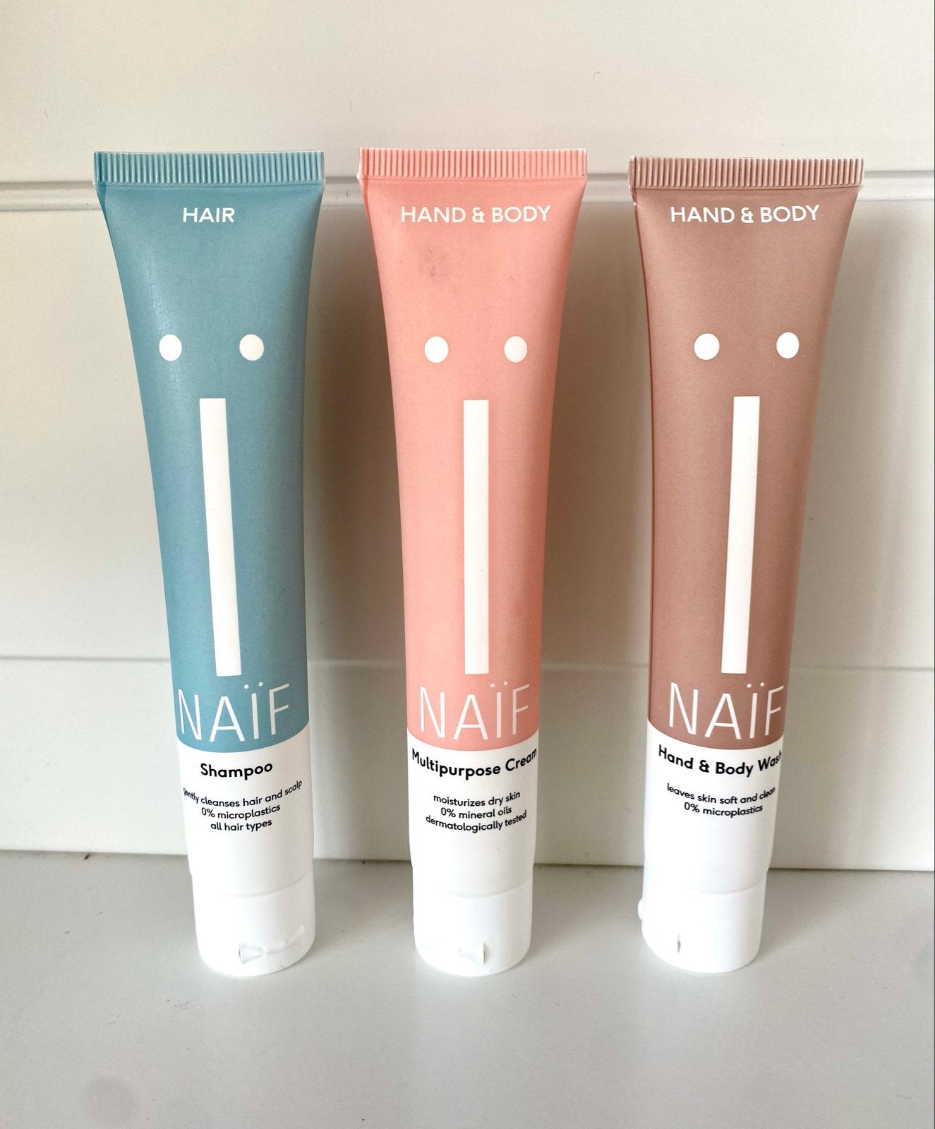 NAÏF Mini's: Shampoo, Multipurpose Cream, Hand & Body Wash, Ophalen of Verzenden, Nieuw, Overige typen