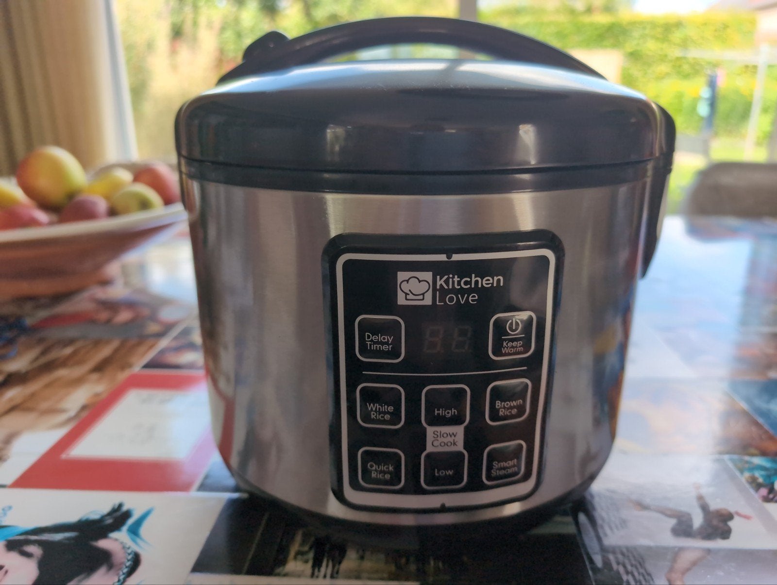 Kitchen Love Rijstkoker met diverse kookfuncties, Ophalen of Verzenden, Gebruikt