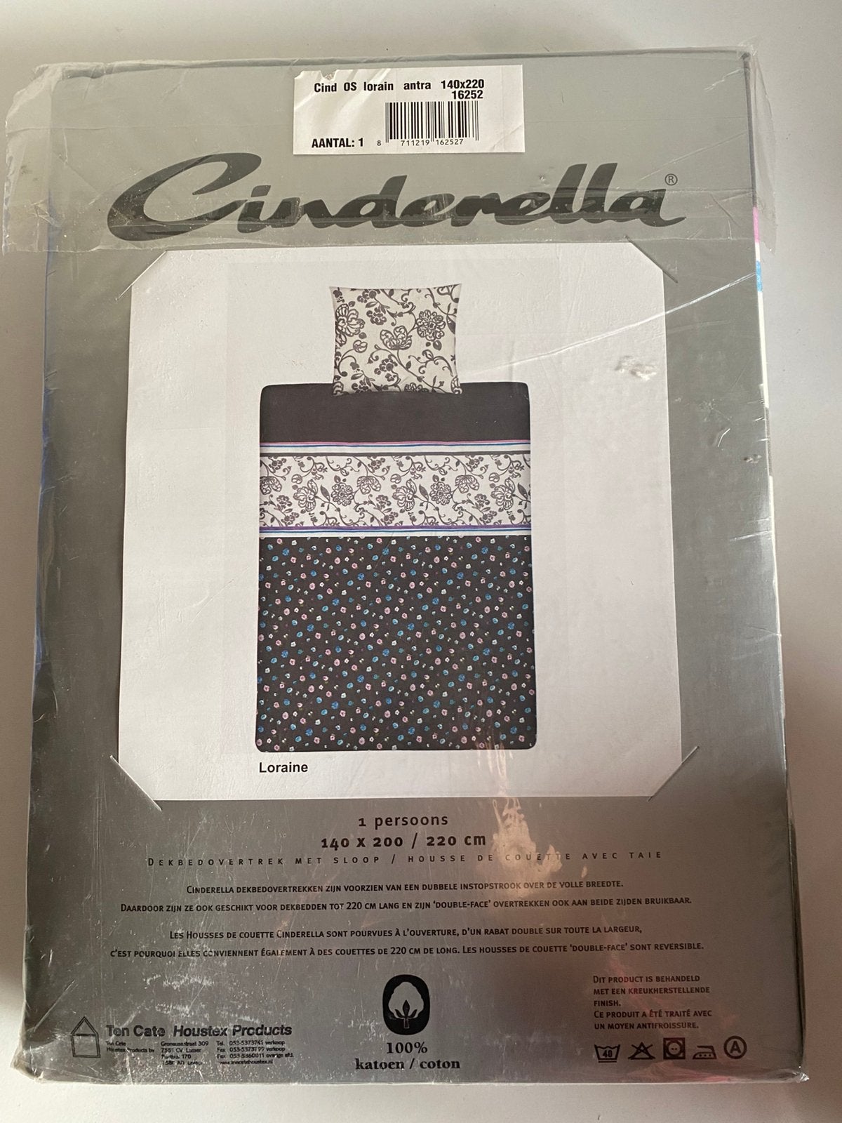 Eenpersoons Cinderella beddengoed, nieuw, Ophalen of Verzenden, Nieuw, Eenpersoons, Dekbedovertrek