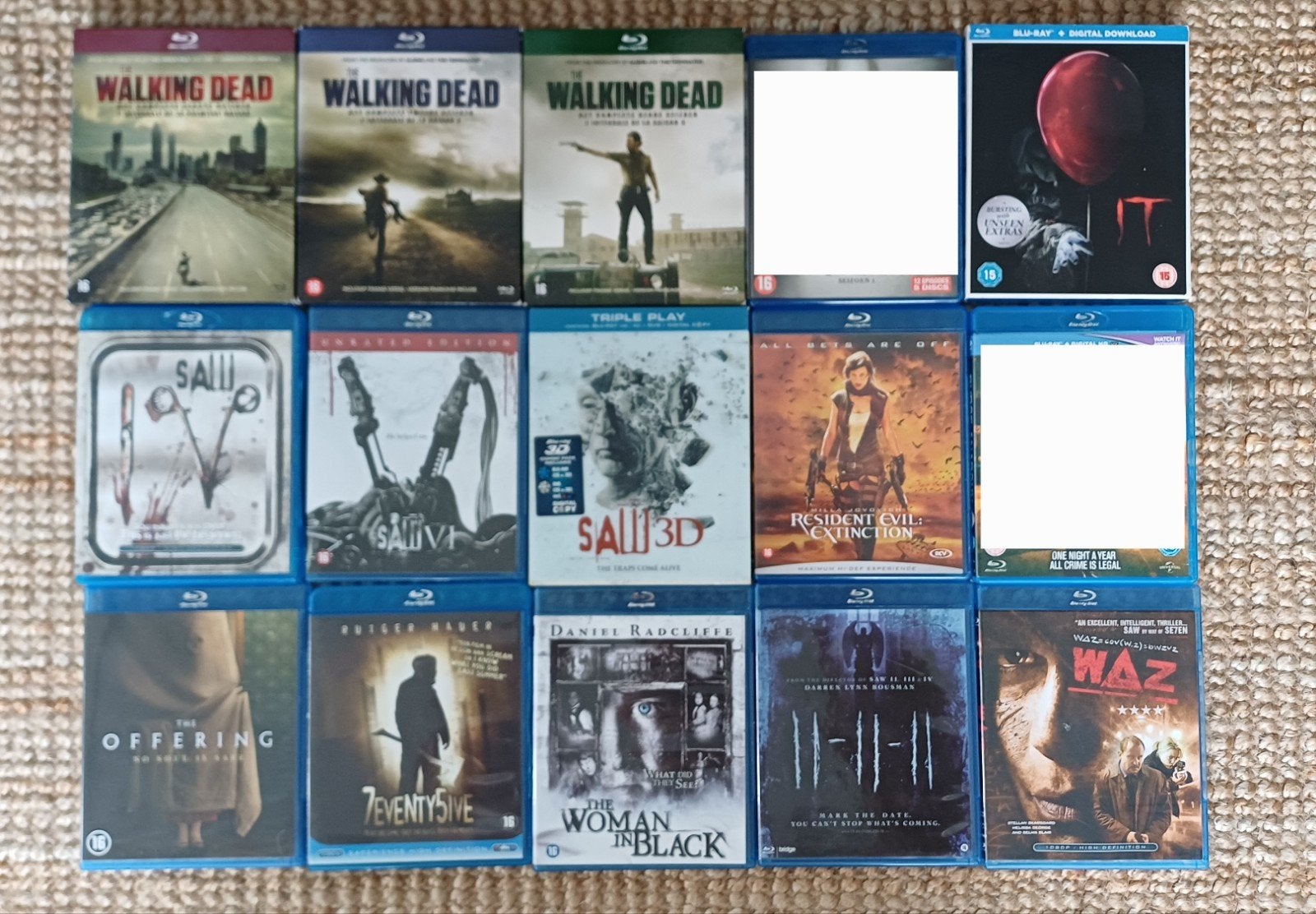 Grote collectie horror films op Blu-ray, Cd's en Dvd's, Blu-ray, Horror, Vanaf 16 jaar, Nederlands, Ophalen of Verzenden