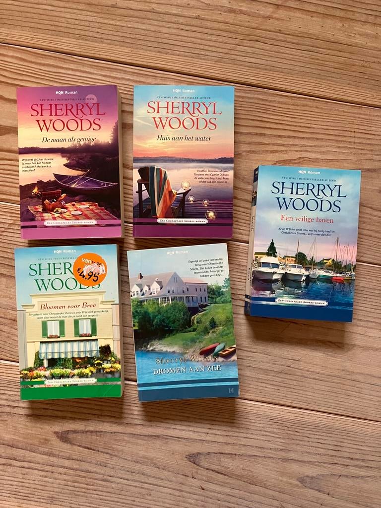 boeken Sherryl Woods: Chesapeake Shore serie, Ophalen of Verzenden, Zo goed als nieuw