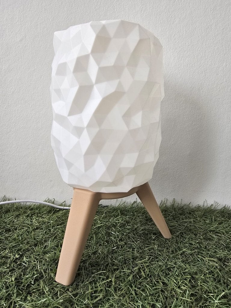 Tafellamp met leuke print, Ophalen of Verzenden, Zo goed als nieuw