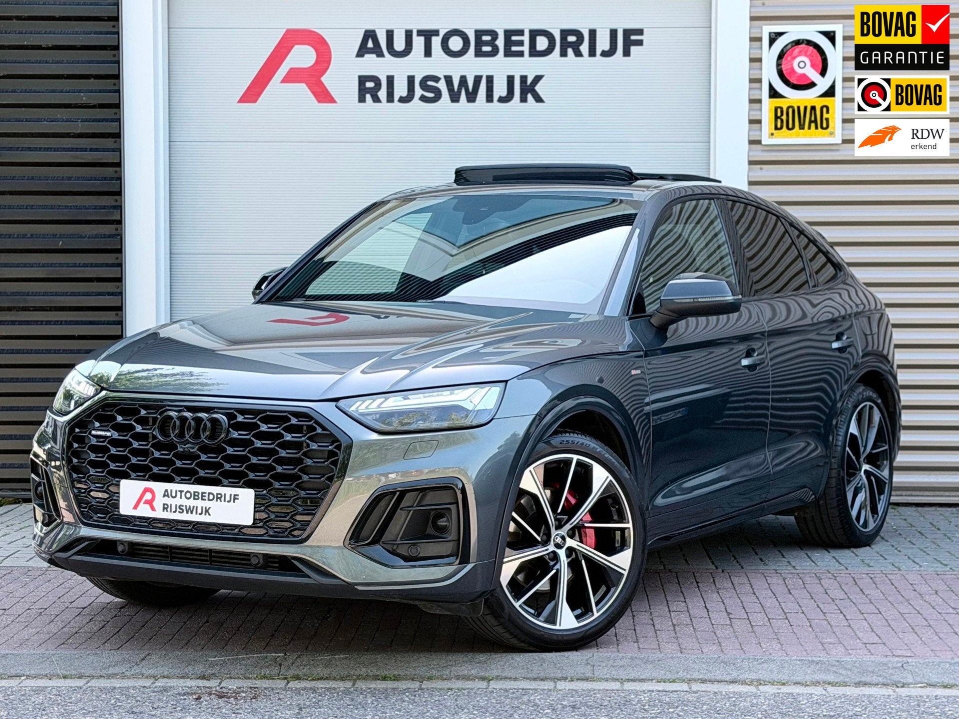 Audi Q5 Sportback 55 TFSI e S edition Pano/Memory/Keyless, Auto's, Automaat, Gebruikt, Euro 6, 4 cilinders
