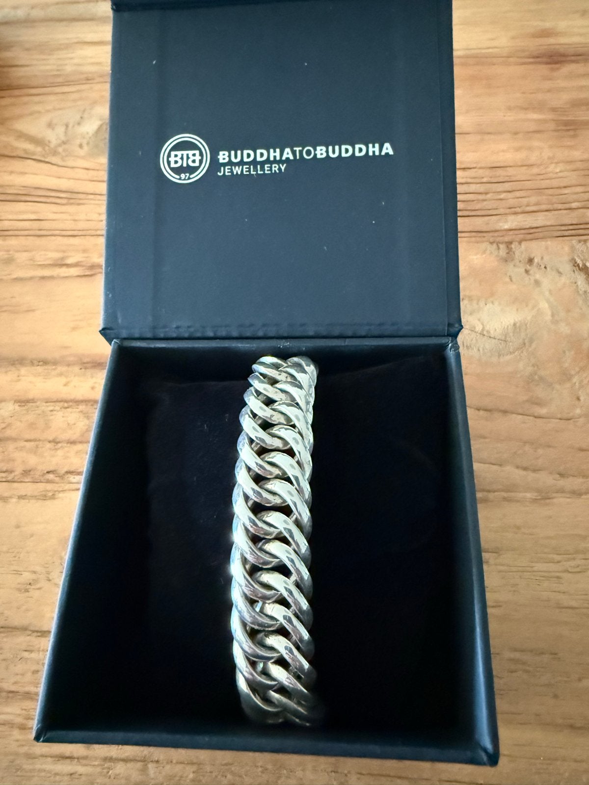 Buddha to Buddha Chain Small Armband Zilver, Ophalen, Zo goed als nieuw, Zilver
