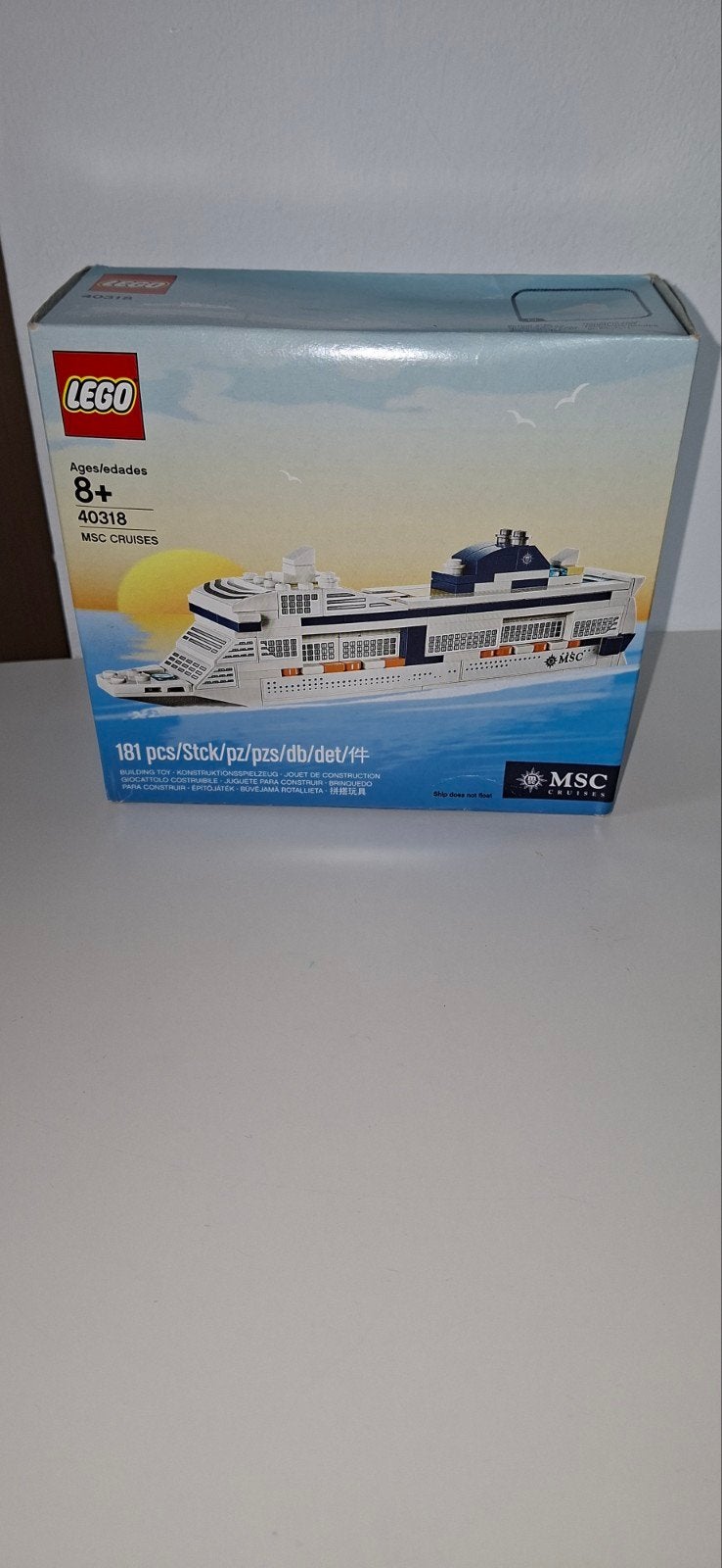 LEGO 40318 MSC Cruises Schip - Nieuw in doos, Lego, Nieuw, Ophalen of Verzenden, Compleet