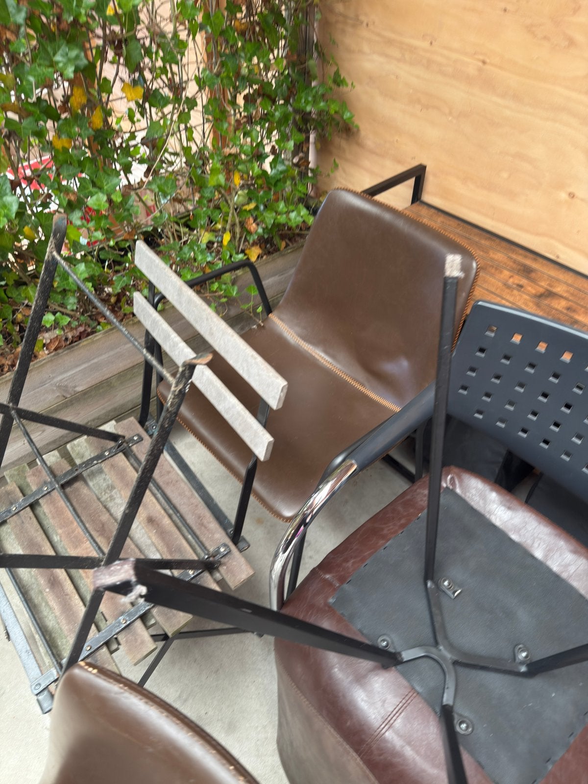 Partij stoelen, Ophalen, Gebruikt, Stof, Vijf, Zes of meer stoelen