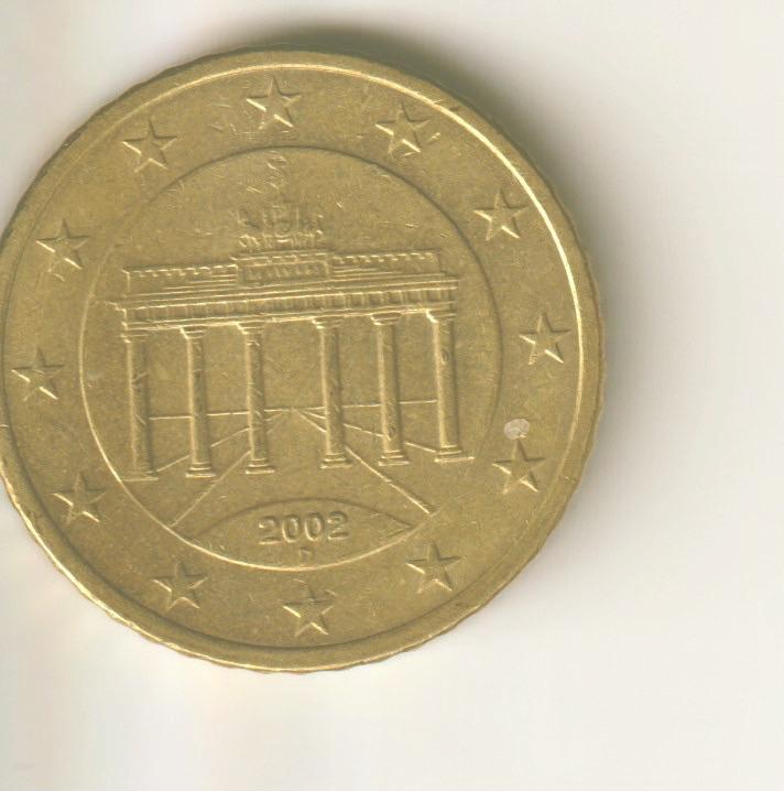 50 cent 2002 d duitsland, Verzenden, Duitsland, 50 cent