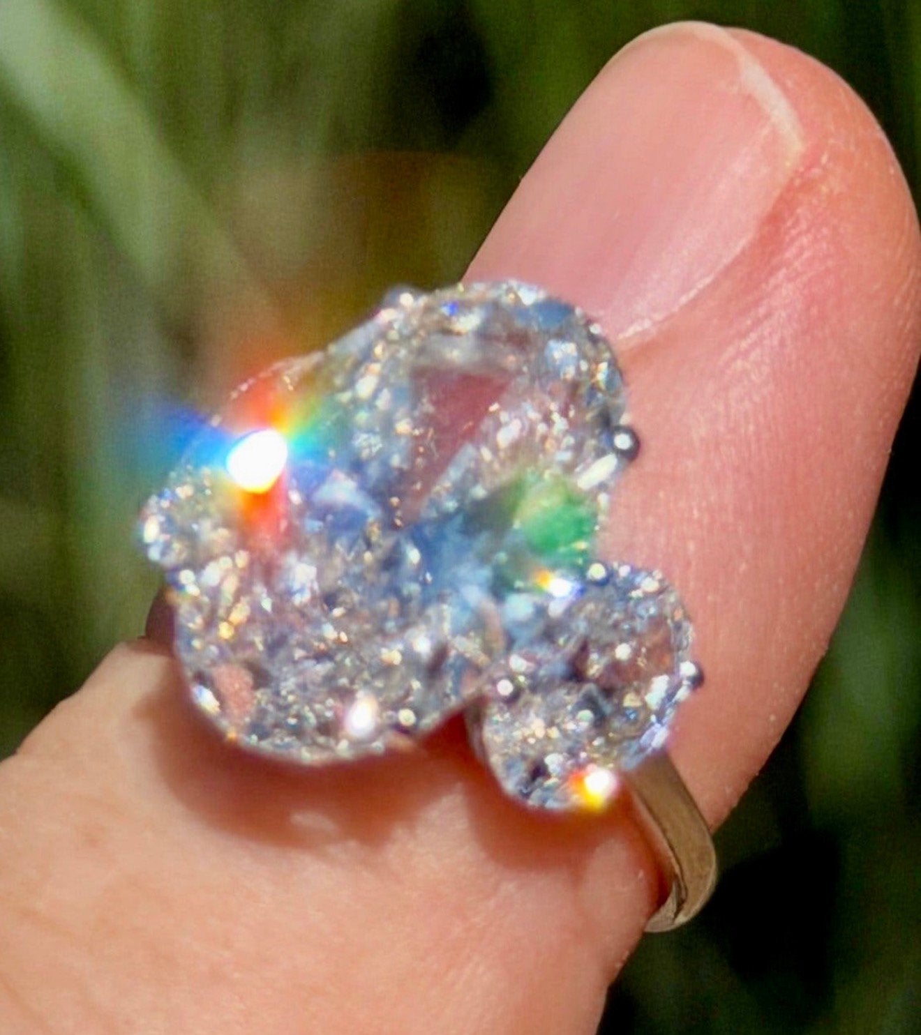 Witgouden ring met VS1 diamant van 9.05ct!! met certificaat, Ophalen, Nieuw, 17 tot 18, Met edelsteen