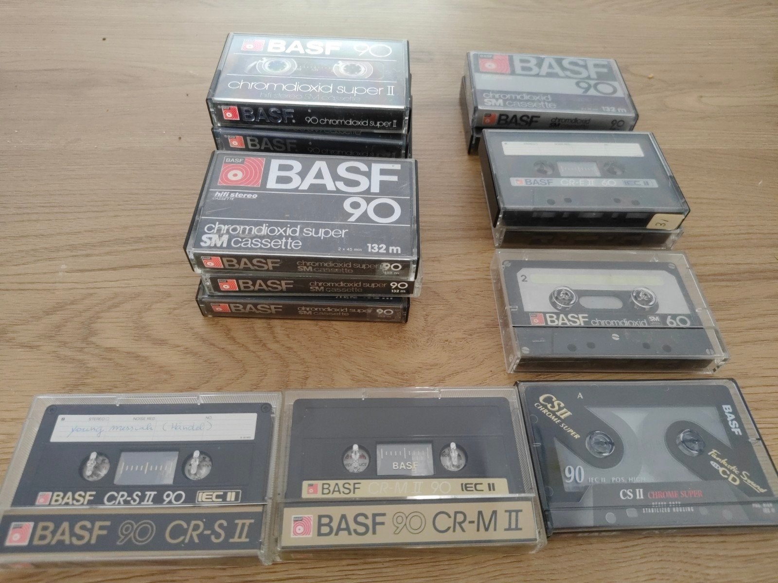 Partij BASF Cassettebandjes - Diverse Types en Lengtes, Gebruikt, 2 t/m 25 bandjes, Overige genres, Ophalen of Verzenden