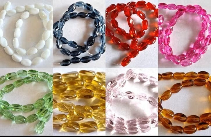 Streng glas kralen met een twist 10 mm Keuze uit 8 kleuren, Hobby en Vrije tijd, Kralen en Sieraden maken, Verzenden, Nieuw, Kraal
