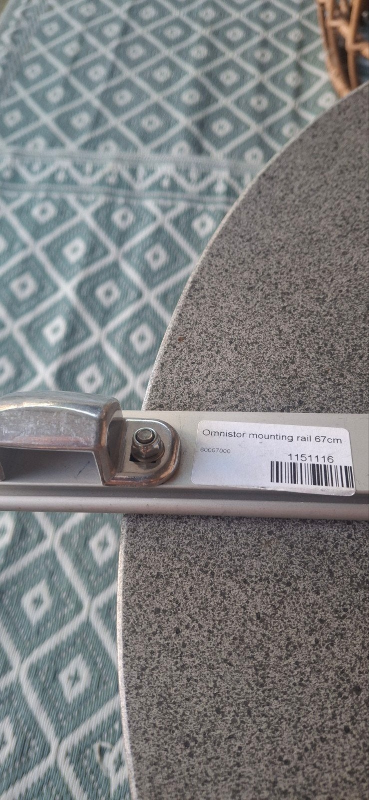 Omnistor montagerail 67cm - Nieuw, Ophalen of Verzenden, Nieuw