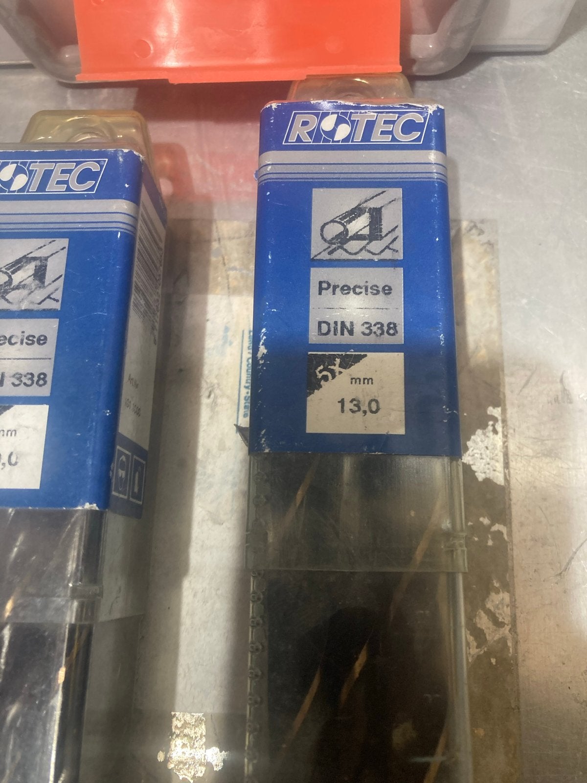 15x  Rotec Boor DIN 338 - 10mm en 13mm, Ophalen of Verzenden, Nieuw, Overige typen
