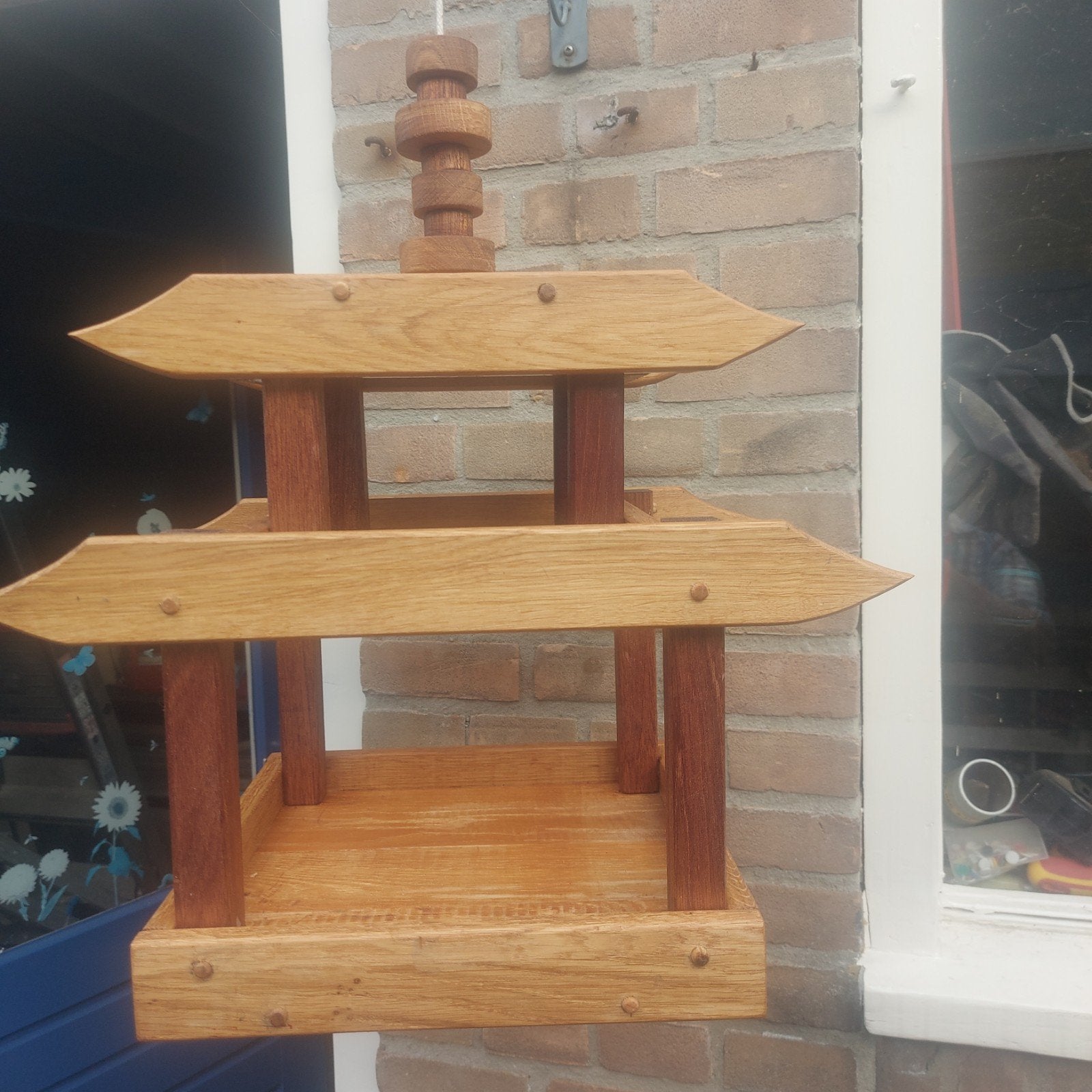 voederkooi vogels, Ophalen, Zo goed als nieuw, Hout, Vogelkooi