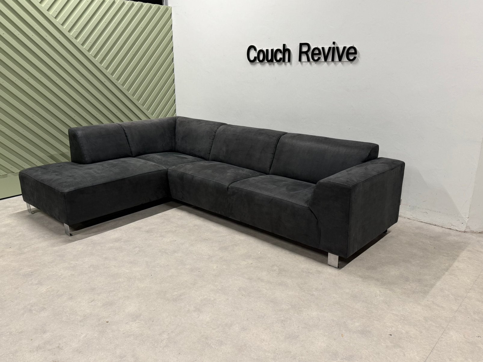 Microleer Hoekbank 295-200 | Refurbished Gratis levering, -, Verzenden, -, Zo goed als nieuw