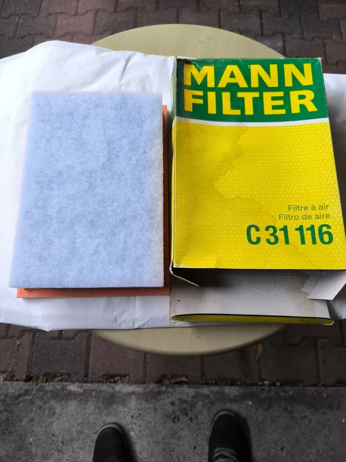 MANN FILTER C 31 116 Luchtfilter voor Ford, Seat, VW, Ophalen of Verzenden