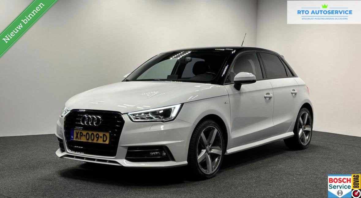 Audi A1 Sportback 1.0 TFSI Sport Pro S Line LED ECC CRUISE L, Auto's, Audi, Voorwielaandrijving, Stof, Euro 6, 95 pk