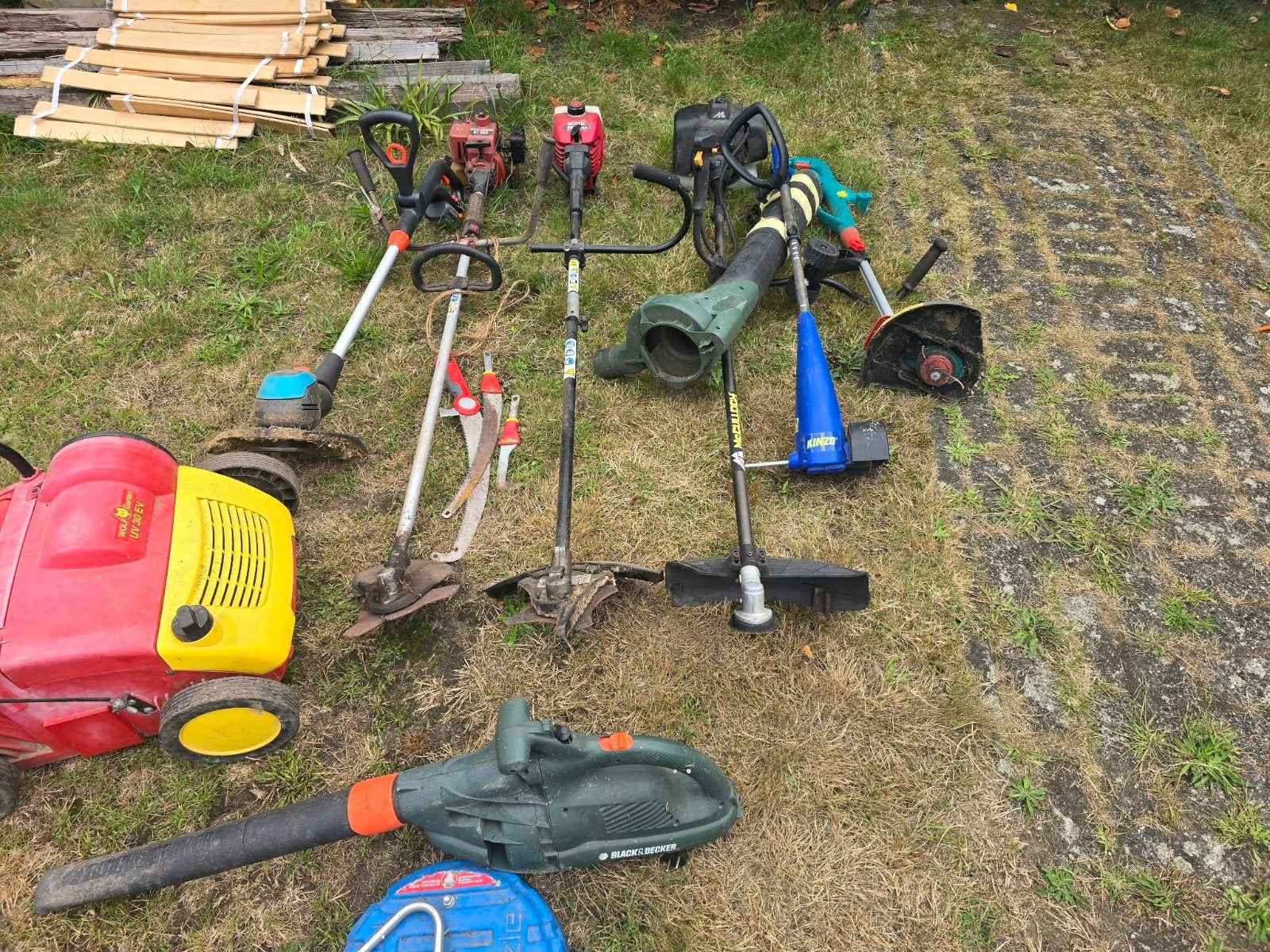 Diverse bosmaaiers en bladblazers te koop, Ophalen of Verzenden, Gebruikt, Benzine, Stihl, McCulloch, MTD