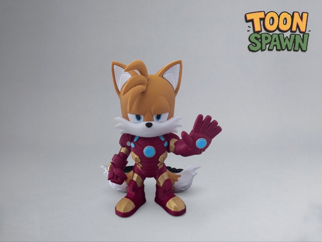 Iron Tails – Iron Man X Tails Mash‑up – 27 cm, Ophalen of Verzenden, Nieuw, Overige typen