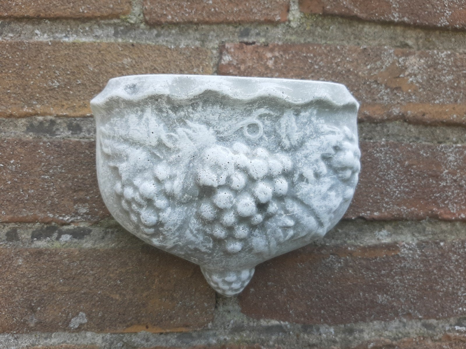 Wandconsole console betonnen beeld tuinbeeld Wanddecoratie, Ophalen of Verzenden