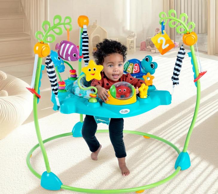 Baby Einstein 2-in-1 Activity Jumper Curiosity Cove, Ophalen, Zo goed als nieuw