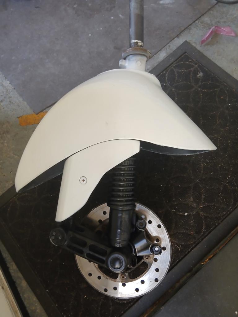 Voorvork met spatbord en remschijf (vespa Lx), Ophalen of Verzenden, Gebruikt, Overige typen, Vespa