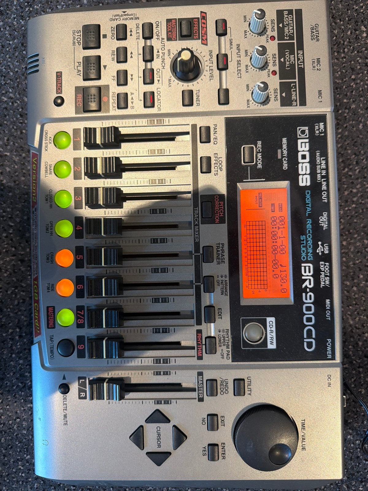 Boss BR-900CD Digitale Opnamestudio - Perfect voor Muzikante, Ophalen, Zo goed als nieuw, Minder dan 5 kanalen, Microfooningang