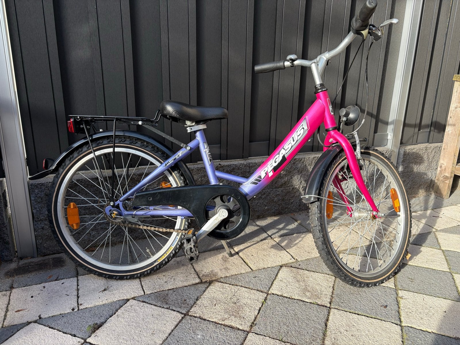 Pegasus Kinderfiets Roze/Paars - 20 inch, Ophalen, Gebruikt, Terugtraprem, 16 tot 20 inch