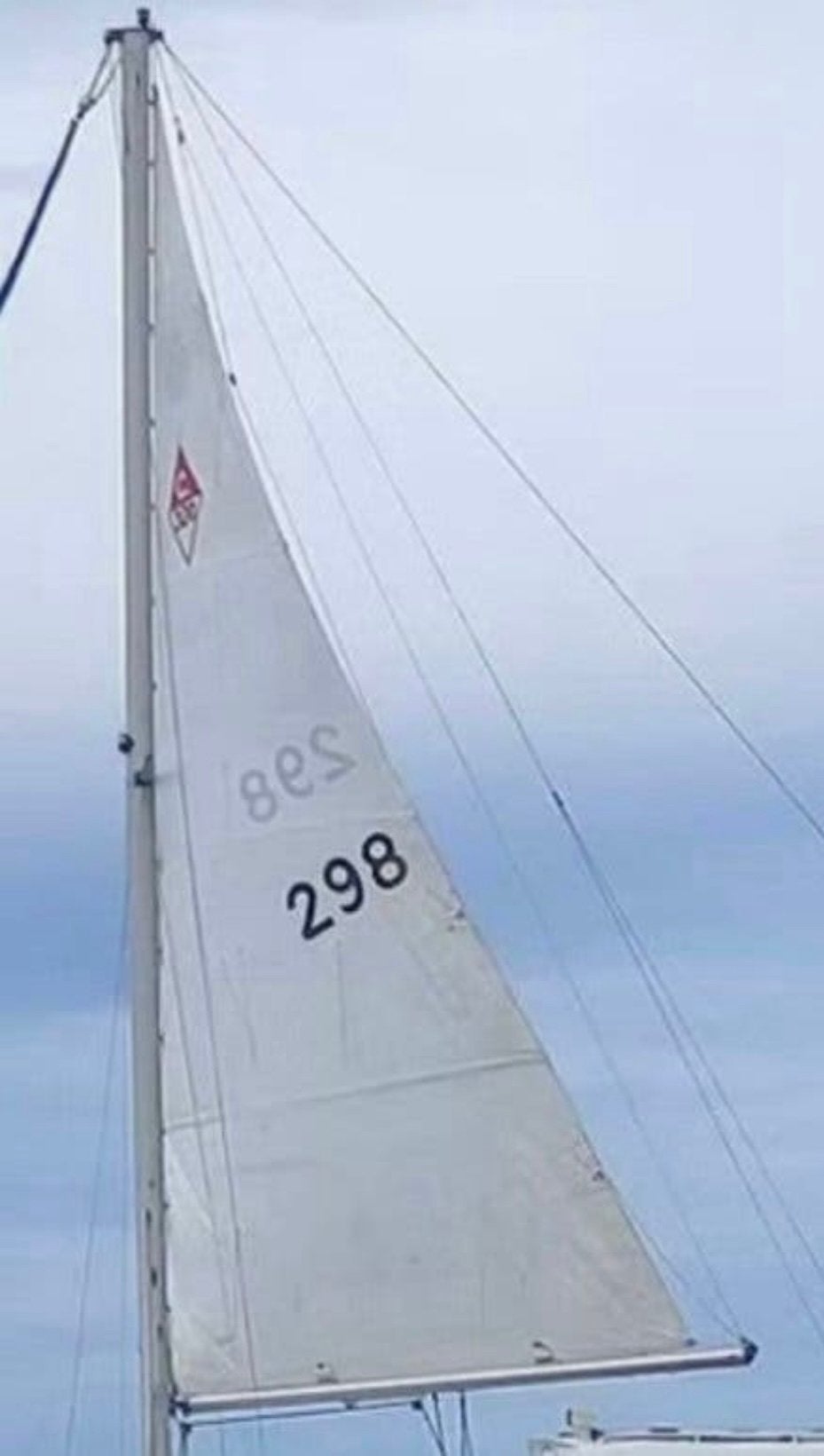 Grootzeil C320 Catalina, Ophalen, Zo goed als nieuw, Grootzeil