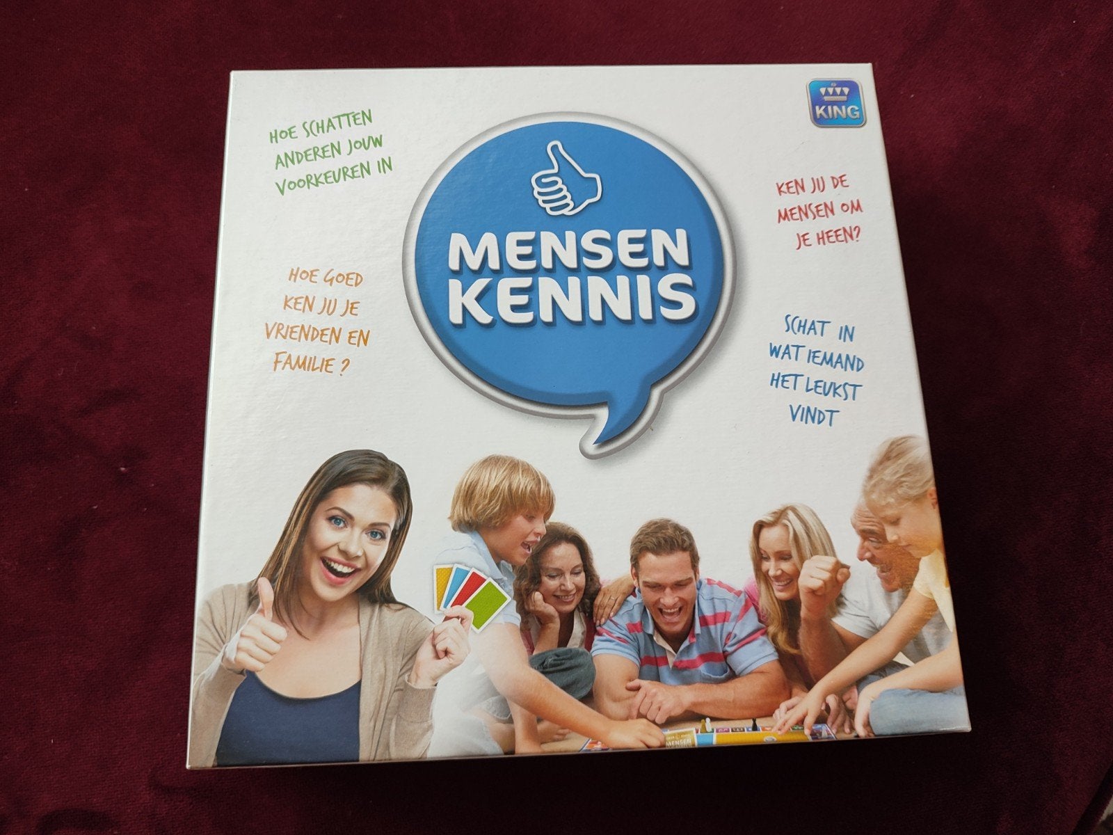 Mensen kennis, Drie of vier spelers, Ophalen of Verzenden, Zo goed als nieuw, King