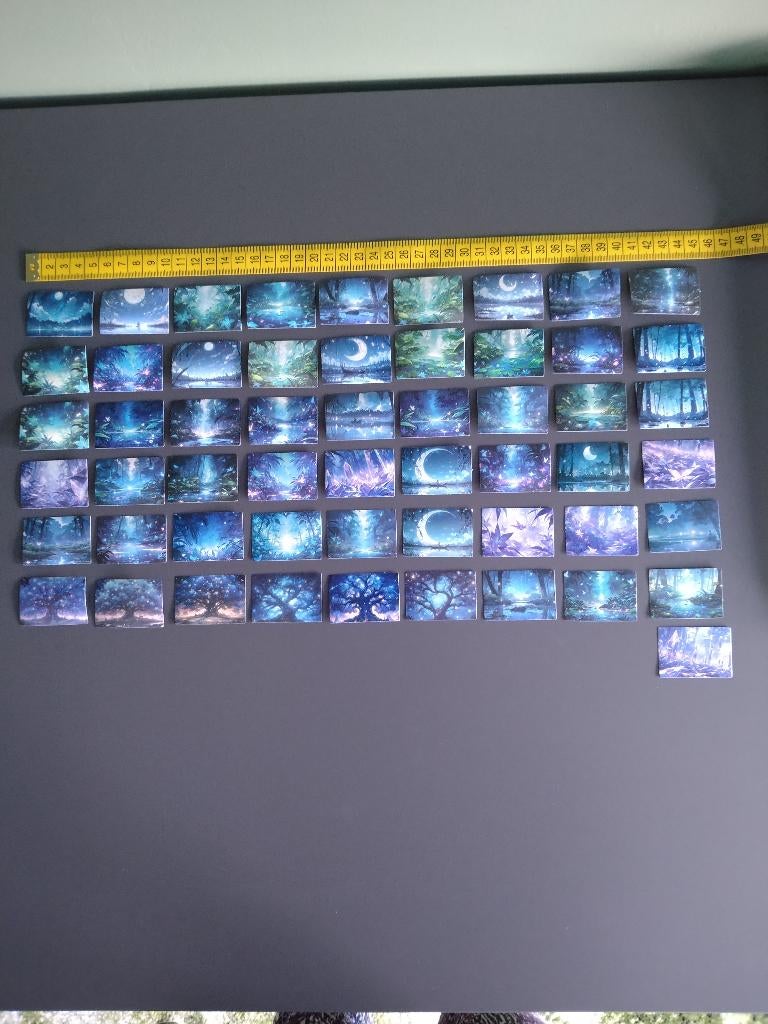 54 Fantasy stickers bos, levensboomstickers, Ophalen of Verzenden, Nieuw, Meerdere stickers