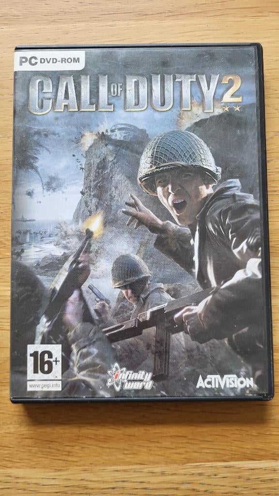 Call of Duty 2 PC DVD-ROM, Spelcomputers en Games, Games | Pc, Zo goed als nieuw, Shooter, 3 spelers of meer, Vanaf 3 jaar, Ophalen of Verzenden