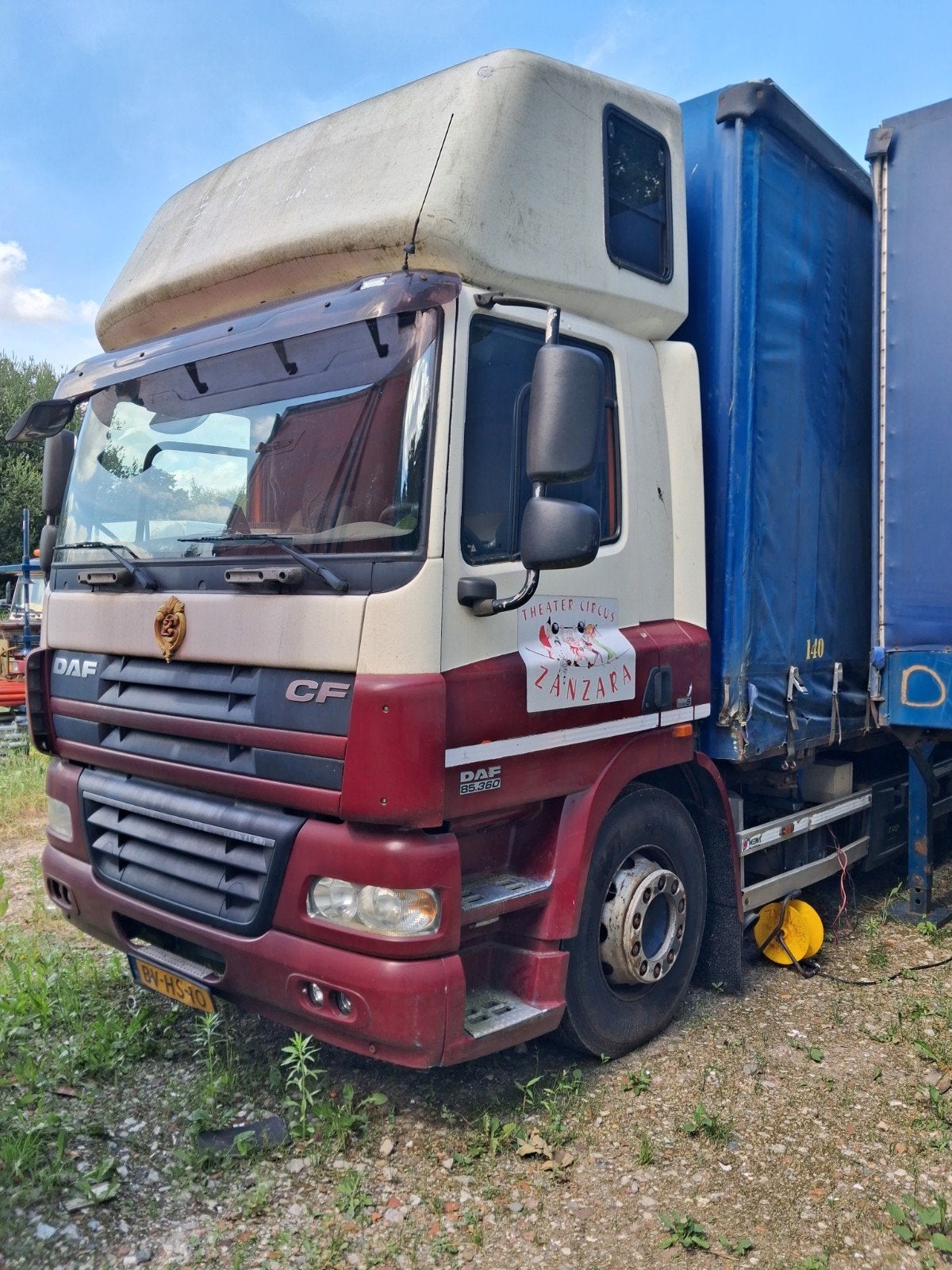 Daf cf bdf combinatie met 4 bakken, Auto's, Cruise Control, Euro 5, Grijs, Particulier