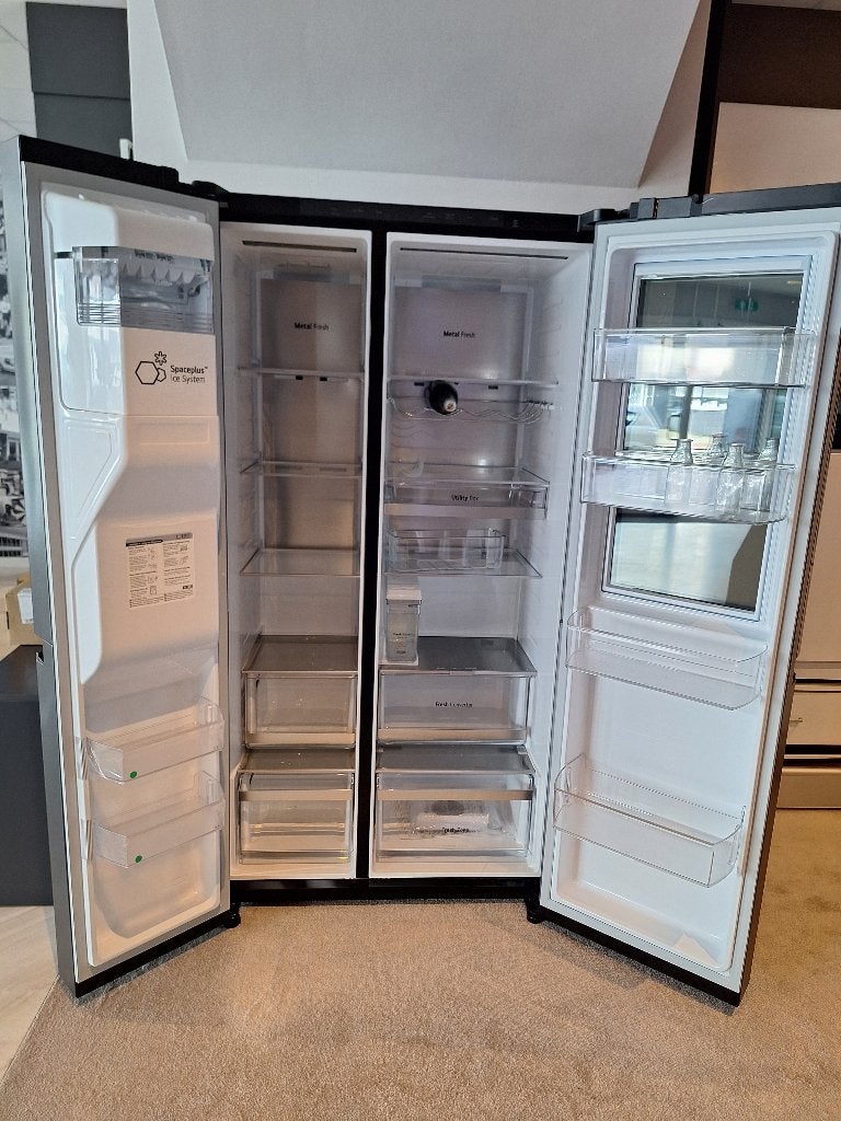 Lg Amerikaans koel-vries, Ophalen, 200 liter of meer, 60 cm of meer, Met aparte vriezer