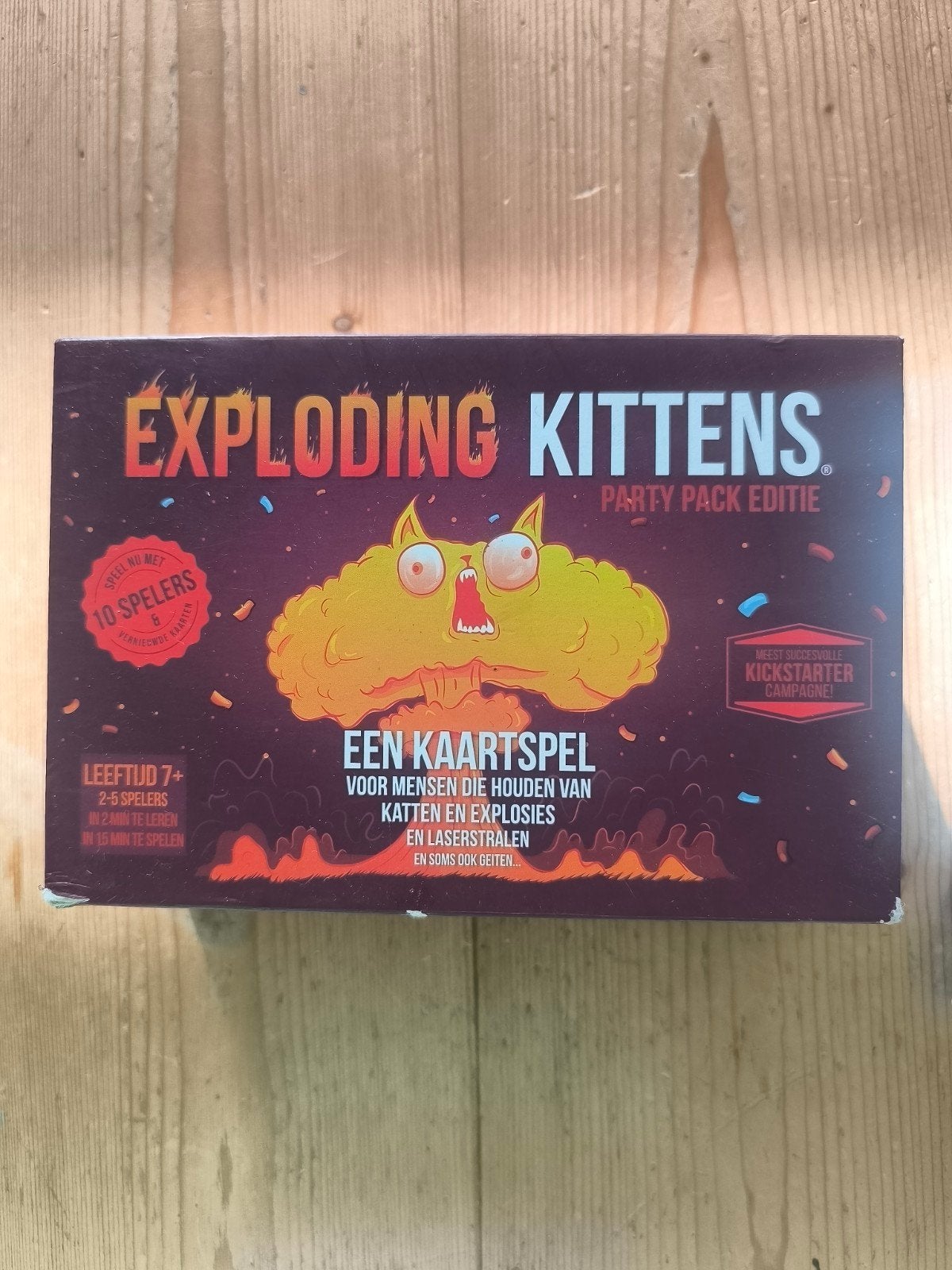 Exploding Kittens Party Pack Editie - Kaartspel, Een of twee spelers, Ophalen of Verzenden, Zo goed als nieuw, Exploding Kittens
